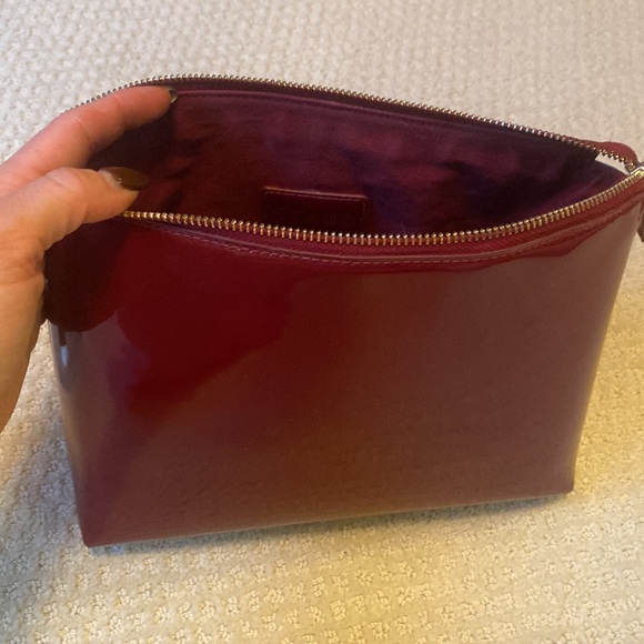 Staud Shirley Handbag - Clear/Burgundy - Picture 3 of 7